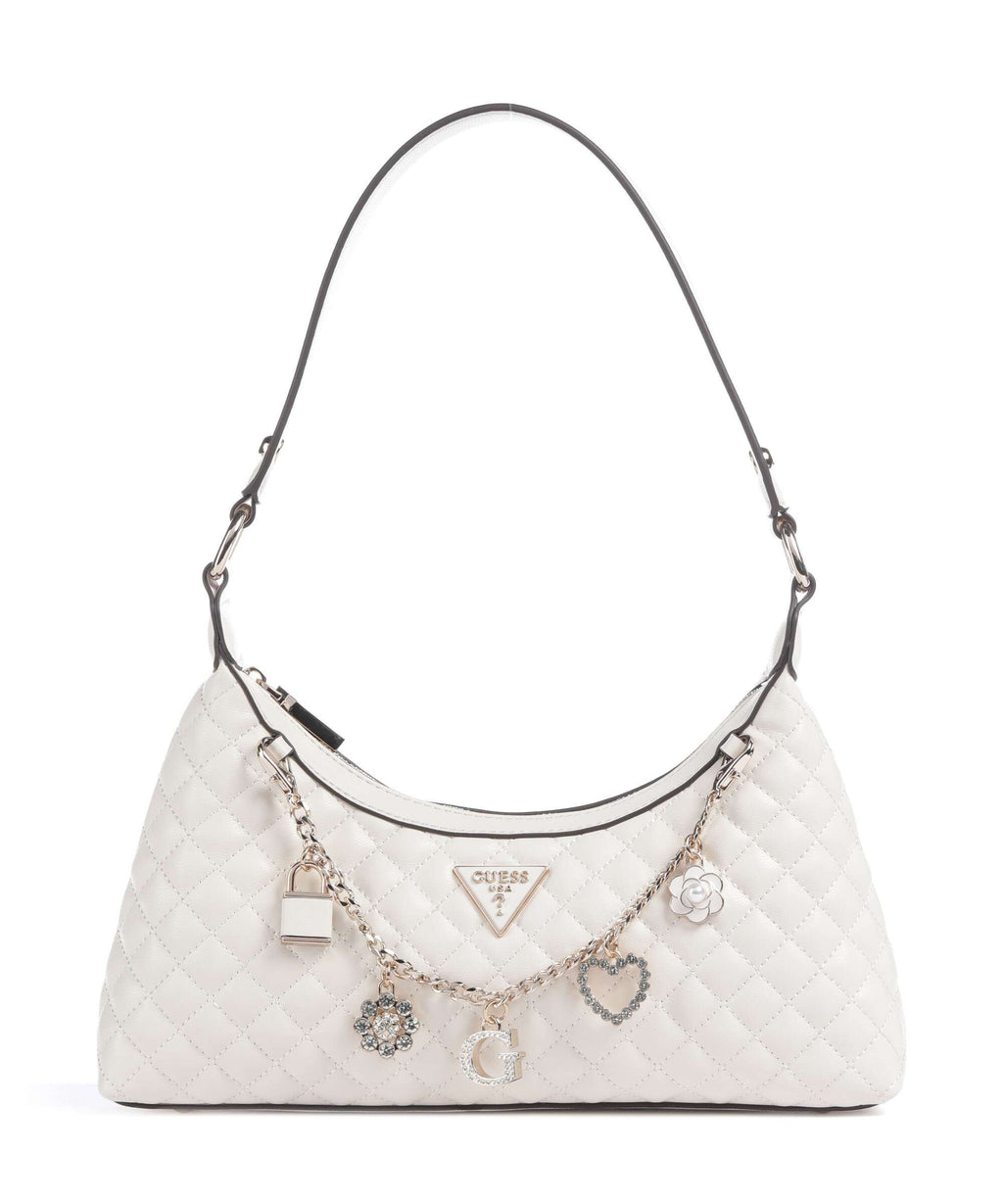 Guess Everlee Shoulder bag offwhite