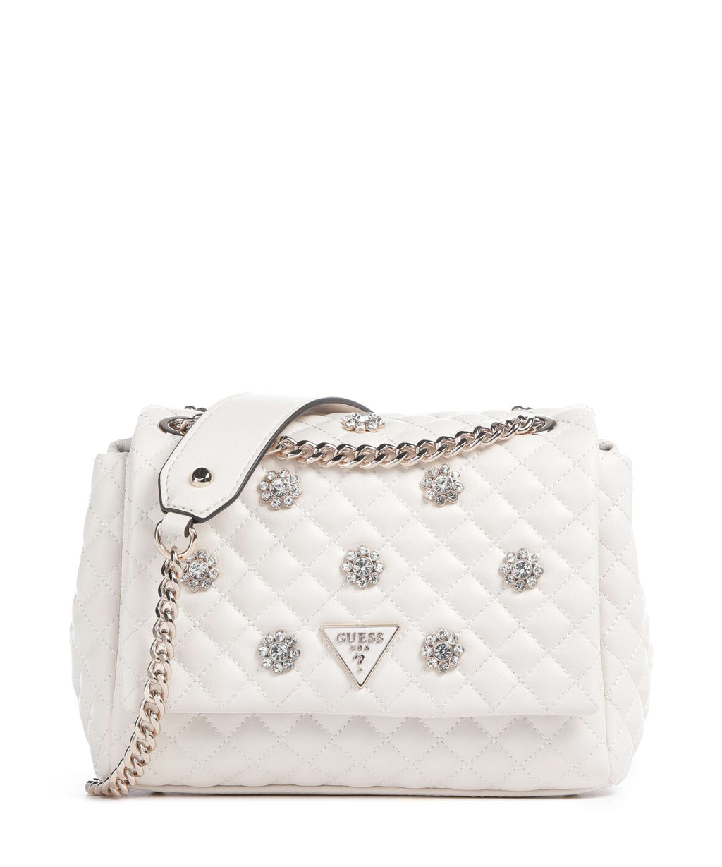 Guess Everlee Shoulder bag offwhite