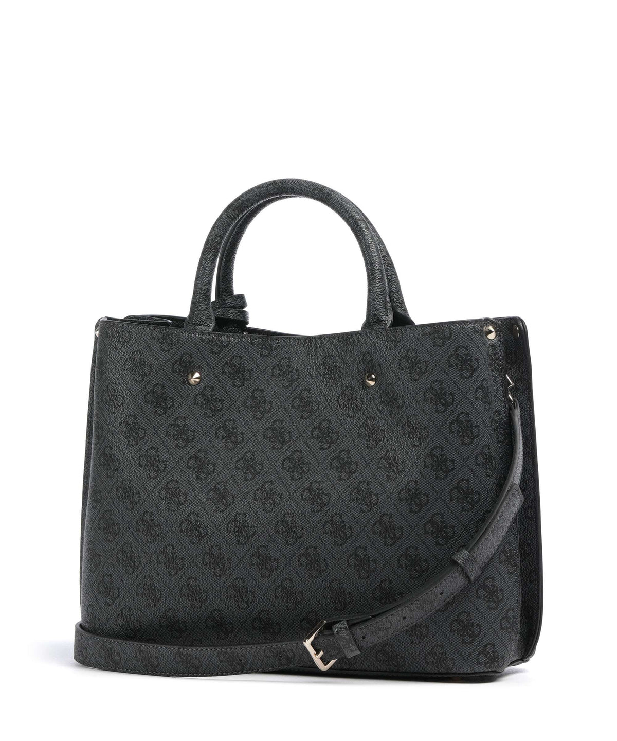 Guess Meridian Handbag coal logo