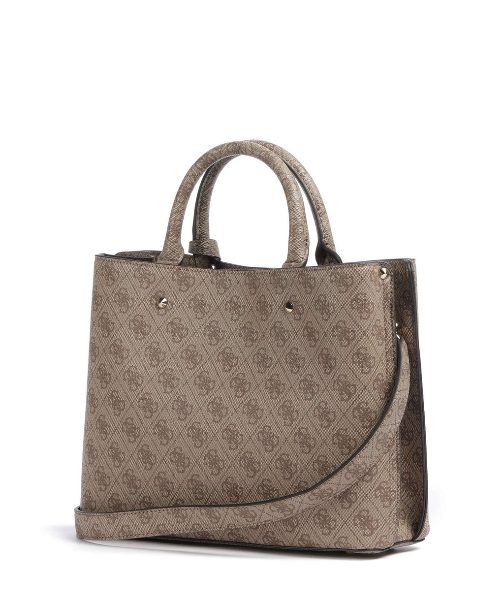 Guess Meridian Handbag latte logo