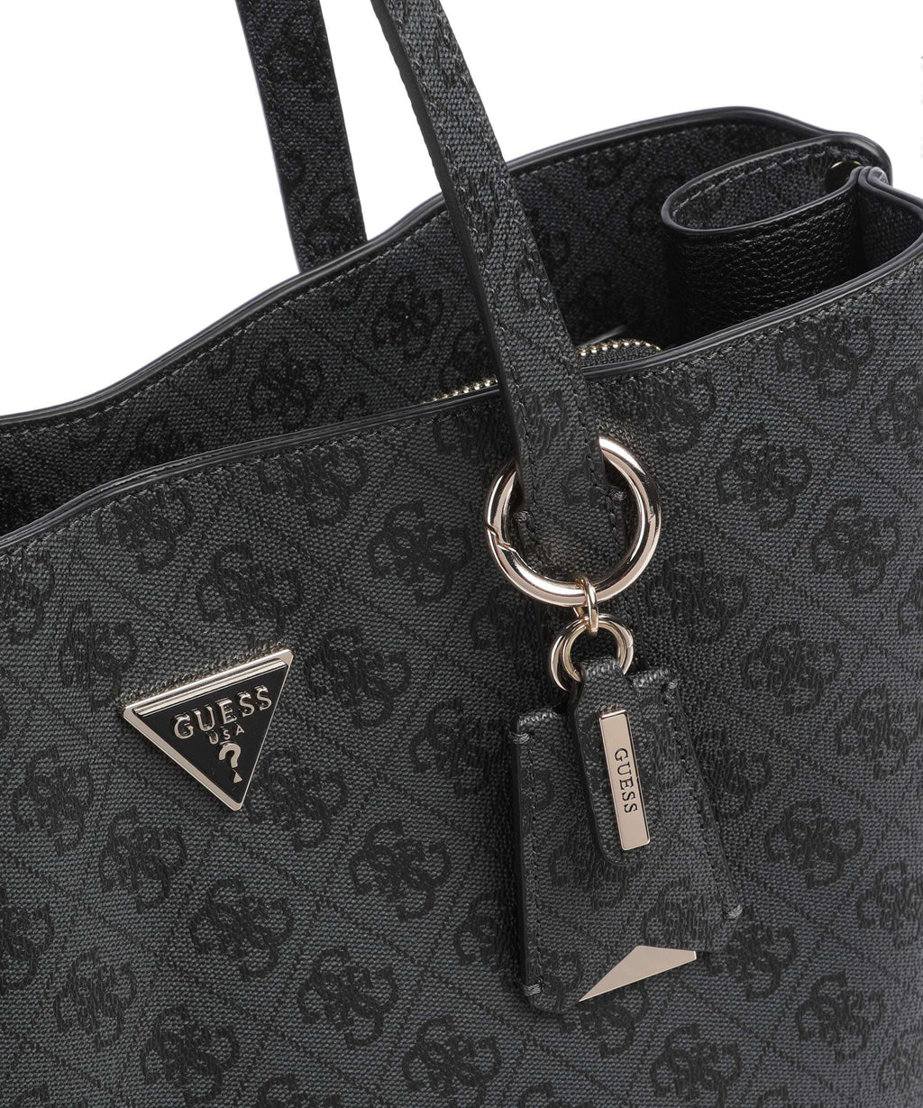 Guess Meridian Tote bag coal logo
