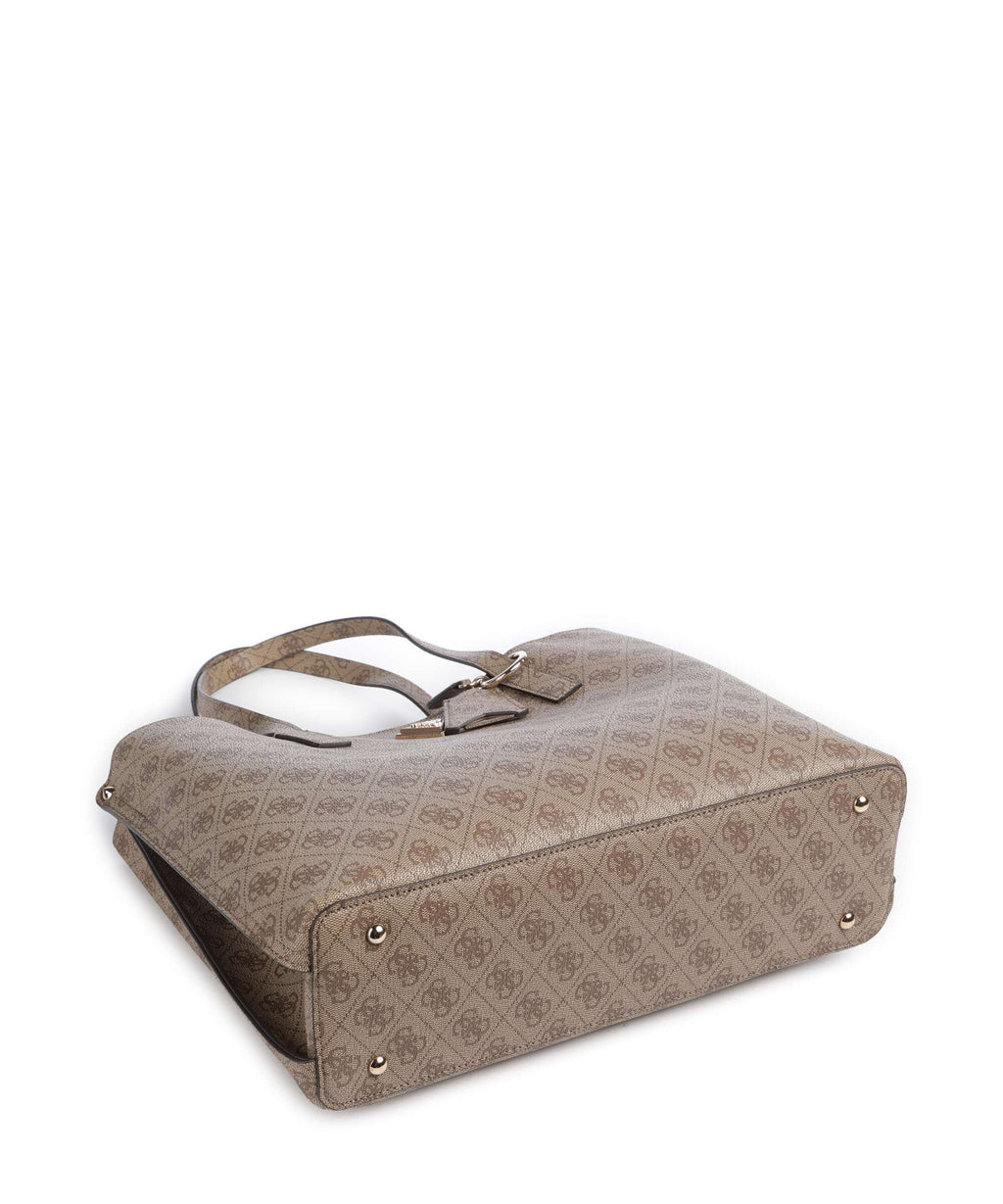 Guess Meridian Tote bag latte logo