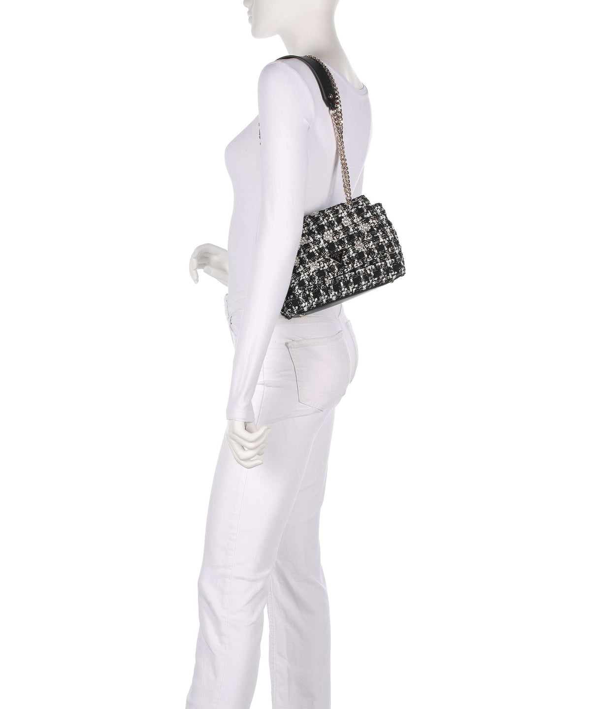 Guess Everlee Shoulder bag black/multicolour