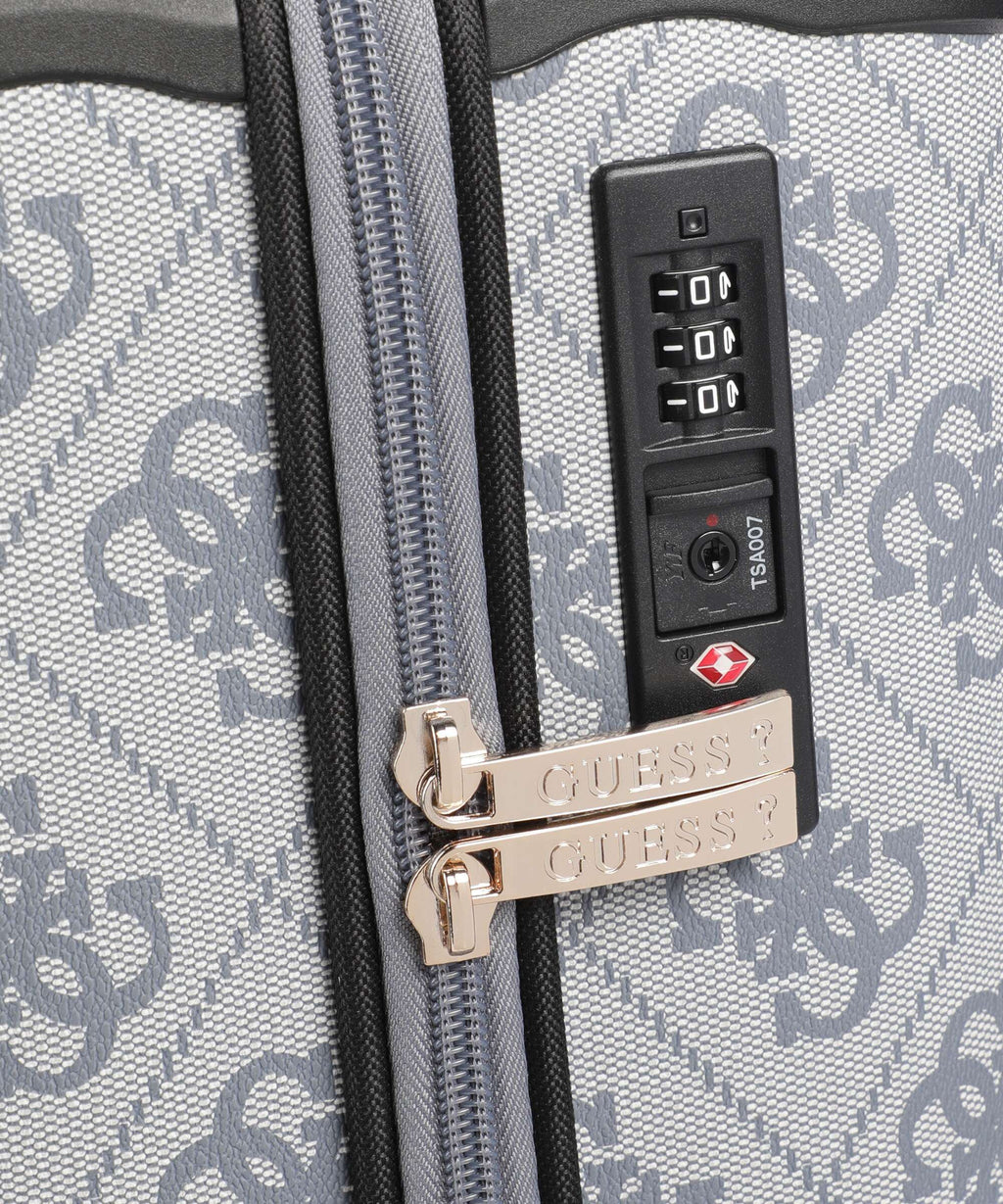 Guess Berta 4G Logo Spinner (4 wheels) slate grey