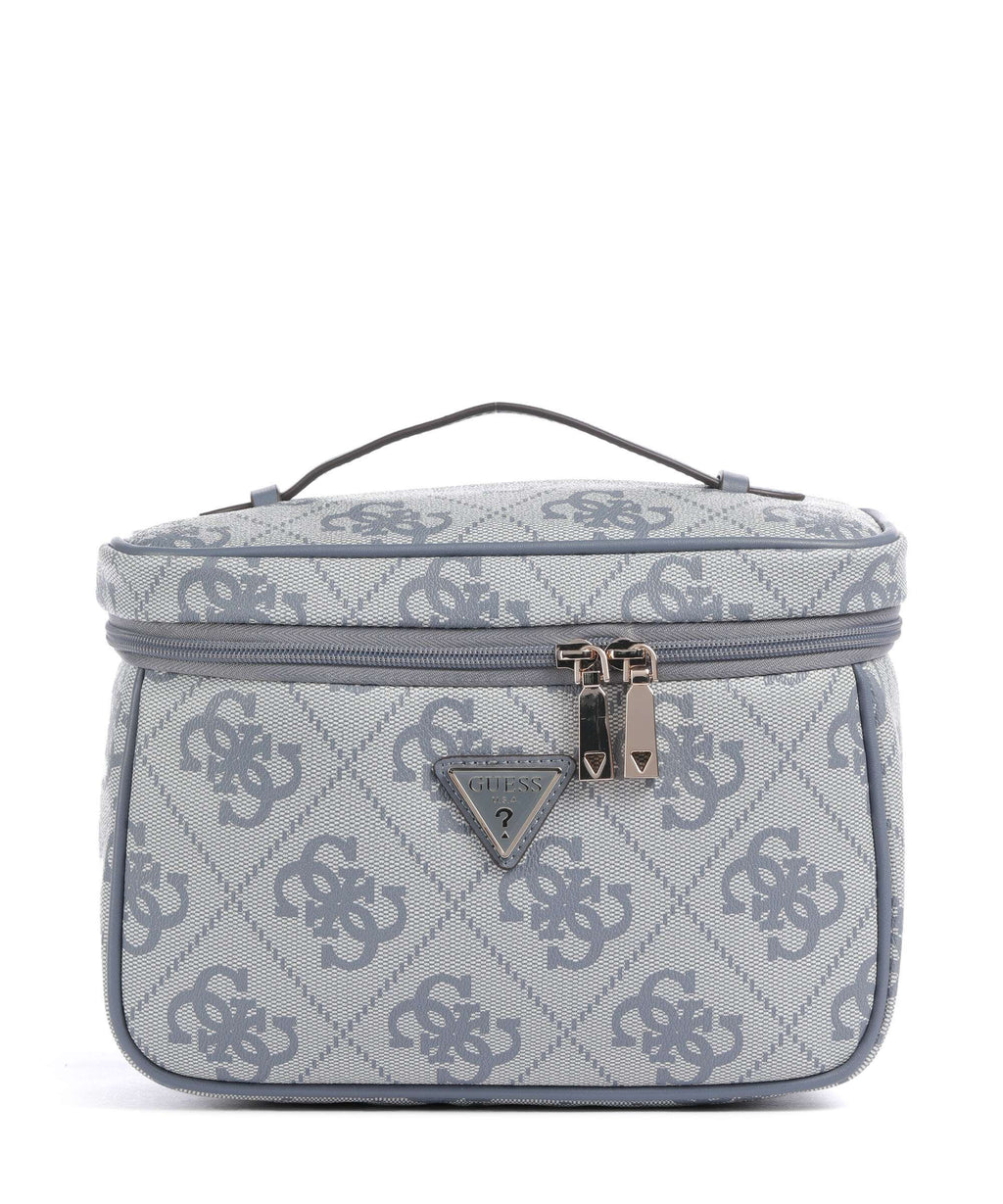 Guess Berta 4G Logo Toiletry bag slate grey