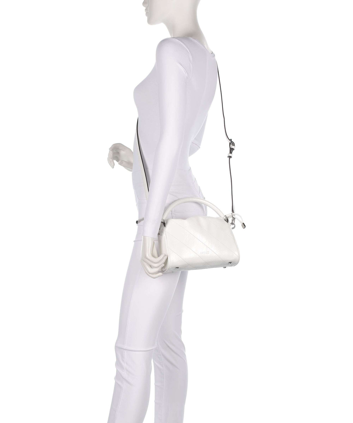Guess Amys Bucket bag white