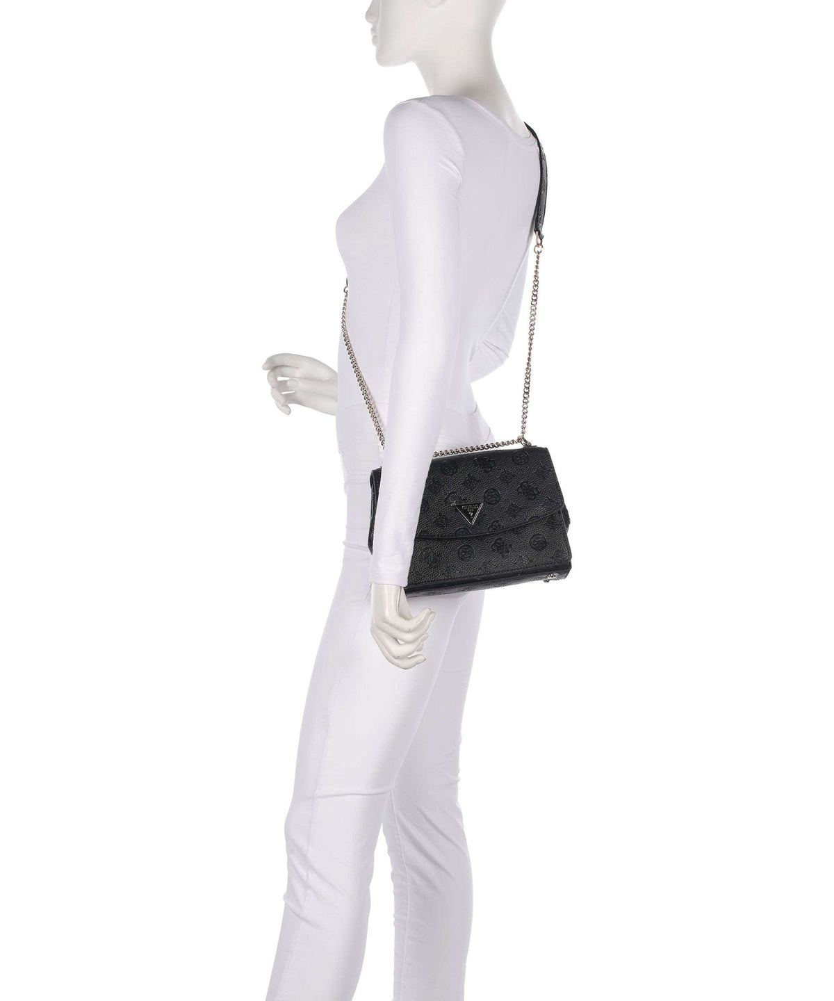 Guess Cresidia Shoulder bag black logo