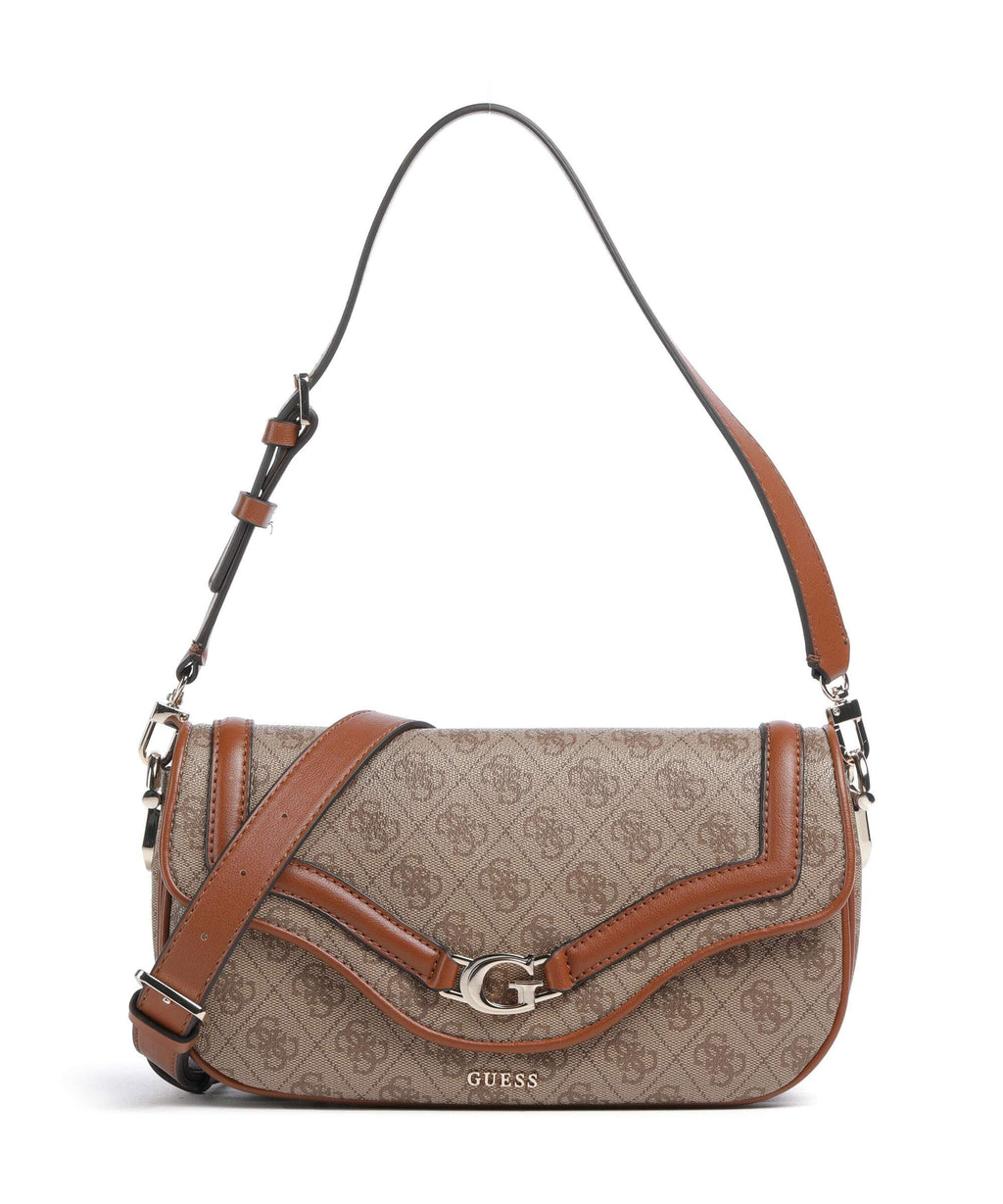 Guess Dea Shoulder bag latte logo