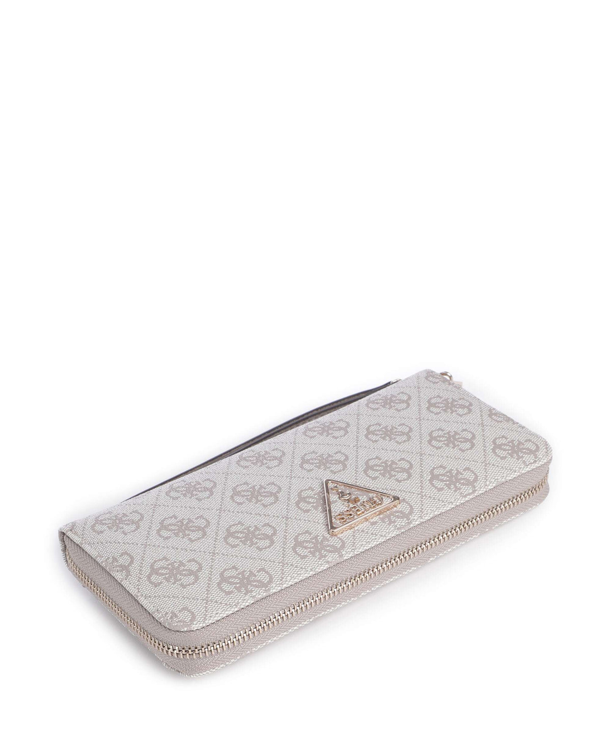Guess Laurel II Large Wallet dark taupe logo