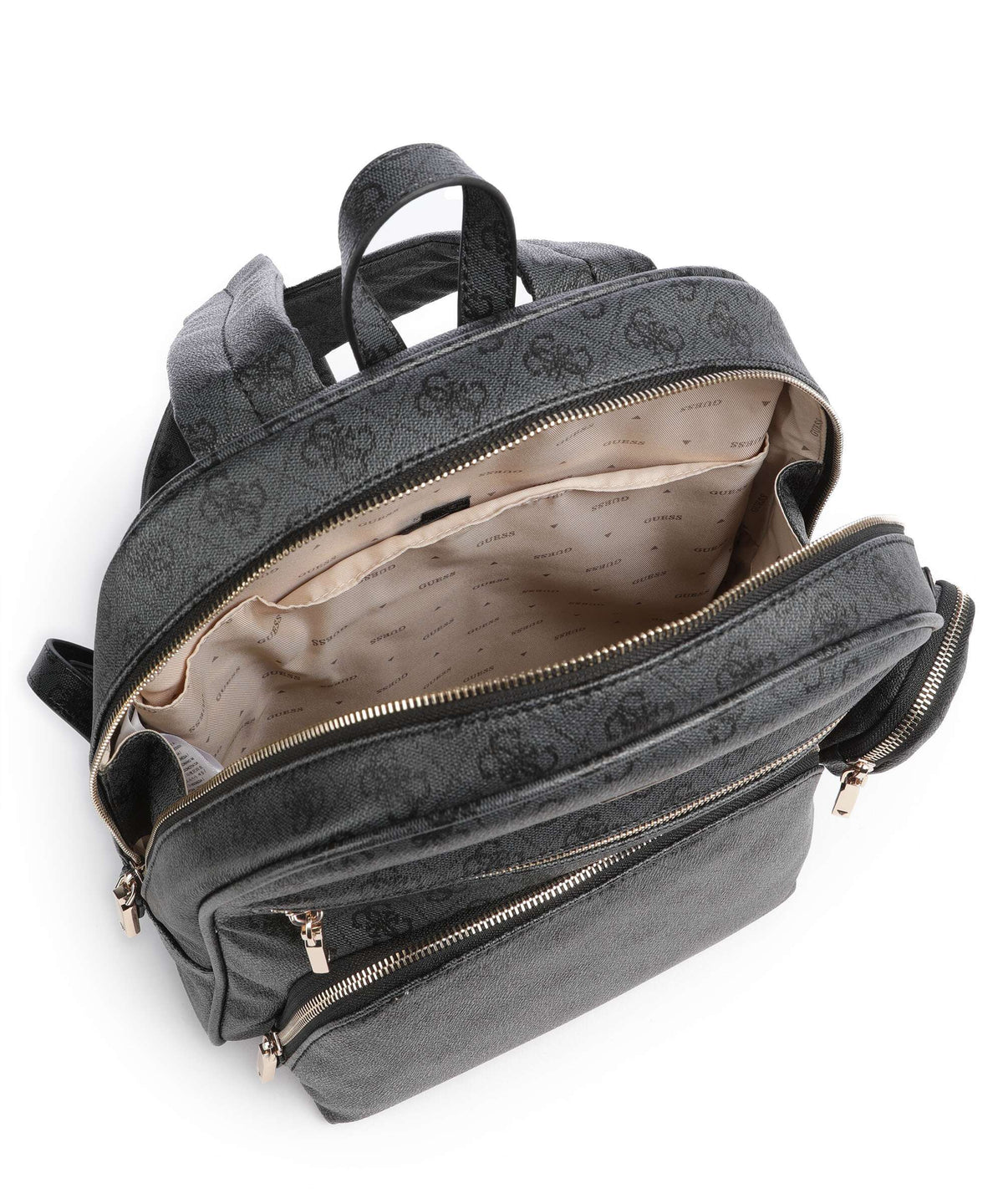 Guess Power Play Backpack coal logo