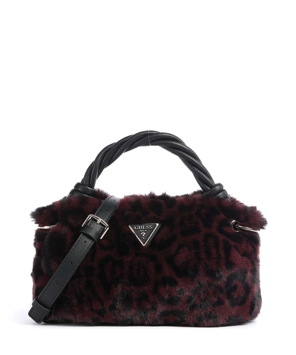 Guess Shaida Handbag wine leo