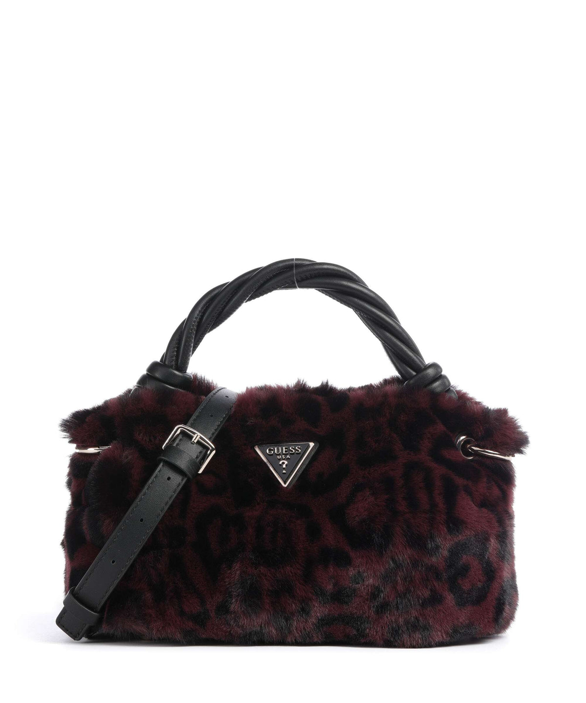 Guess Shaida Handbag wine leo