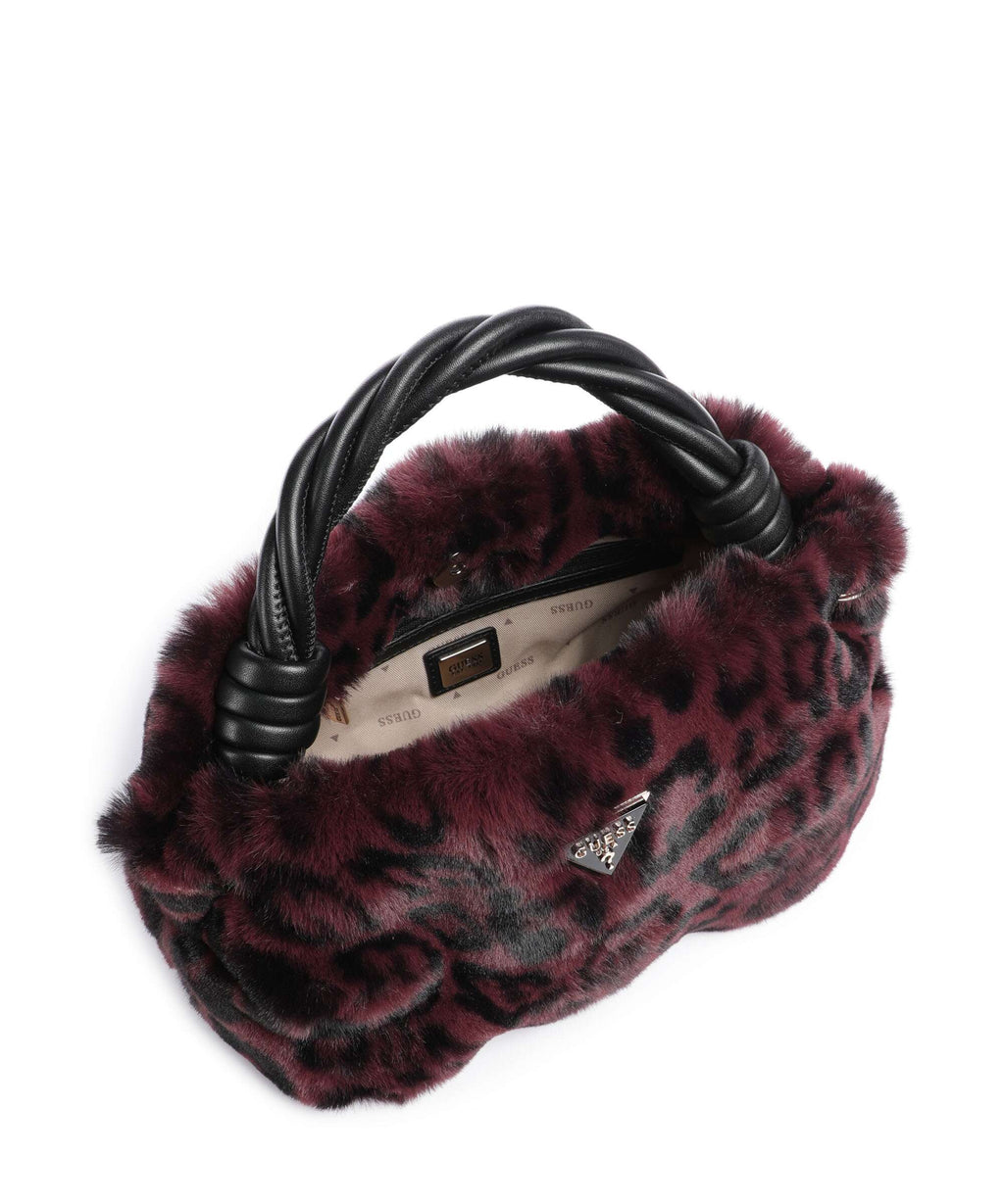 Guess Shaida Handbag wine leo