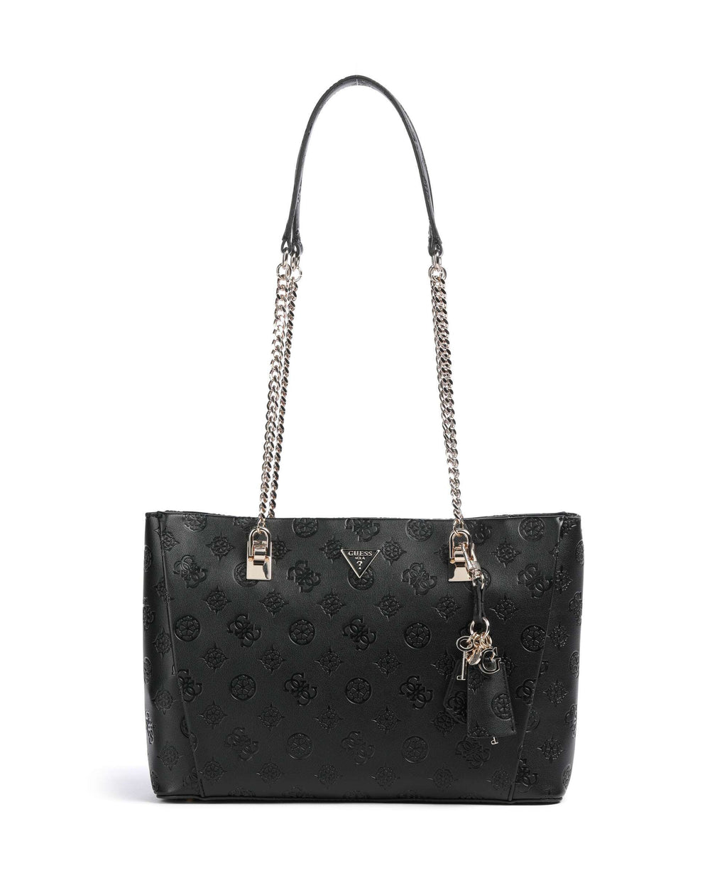 Guess Tisha Tote bag black logo
