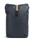 Brooks England Pickwick Cotton Canvas Large Rolltop backpack dark blue
