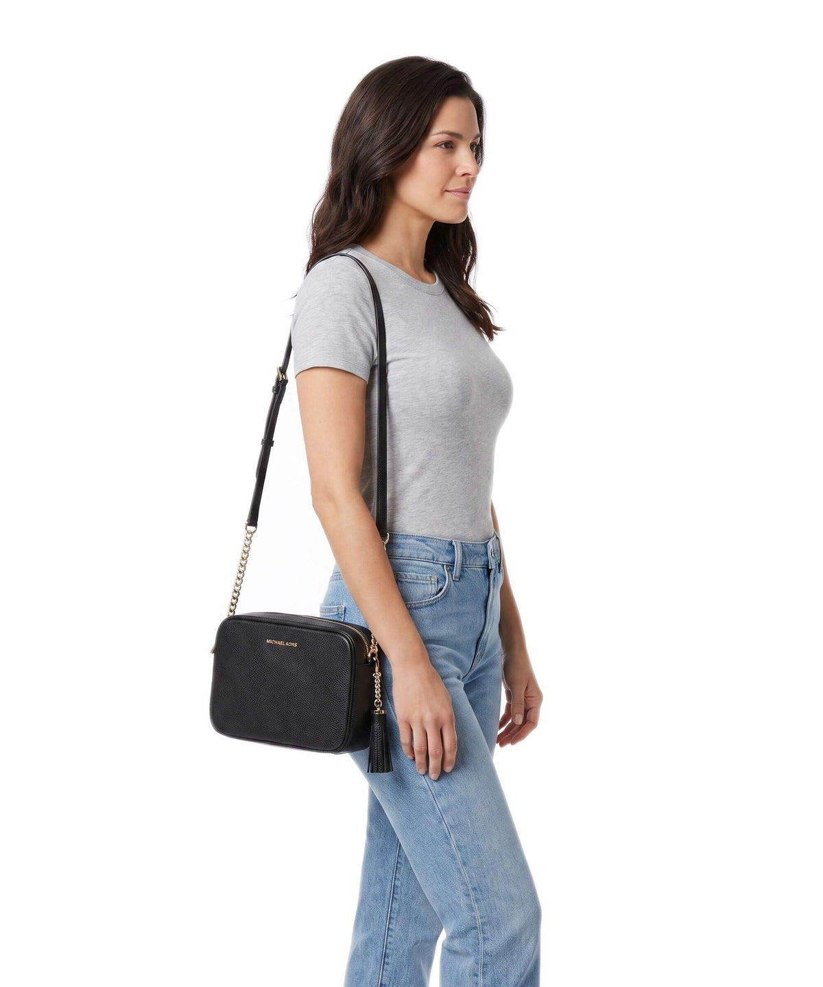 Michael Kors Jet Set Crossbody bag black