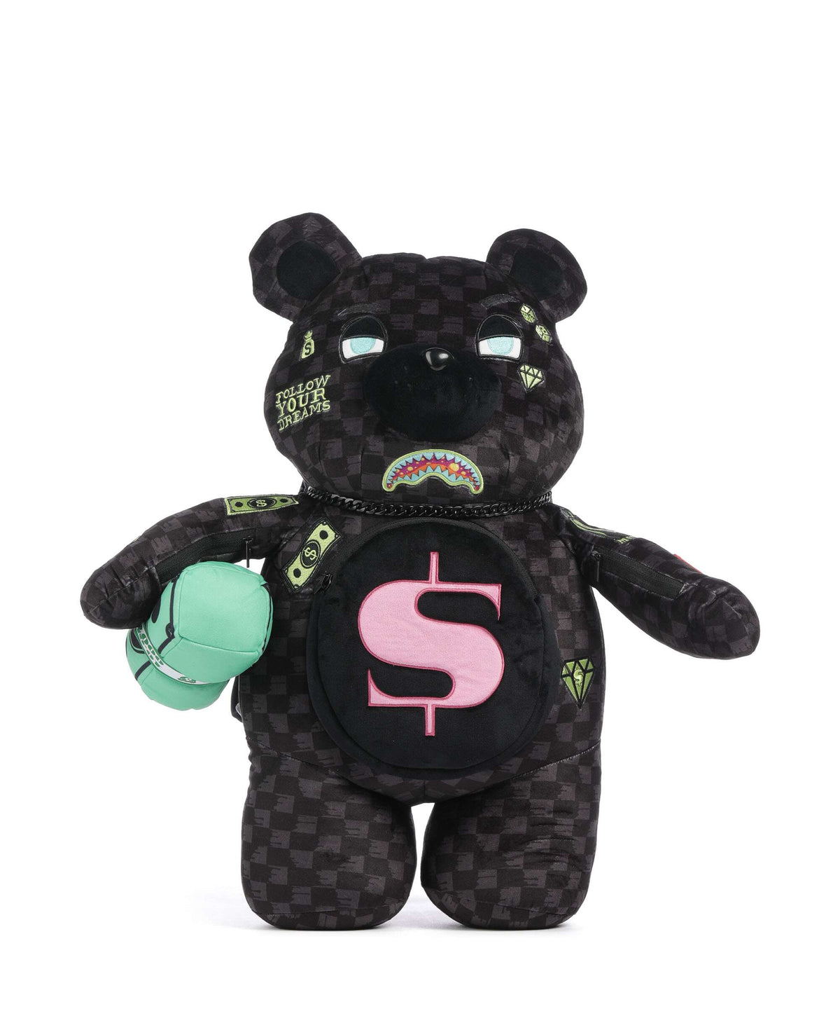 Sprayground Slime Takeover Teddy Bear Backpack multicolour