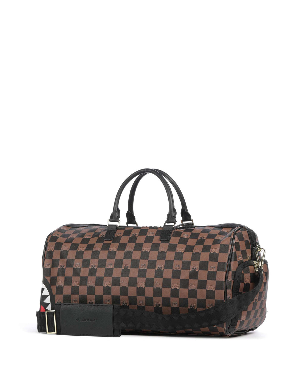 Sprayground Peeking Character Check Weekend bag multicolour