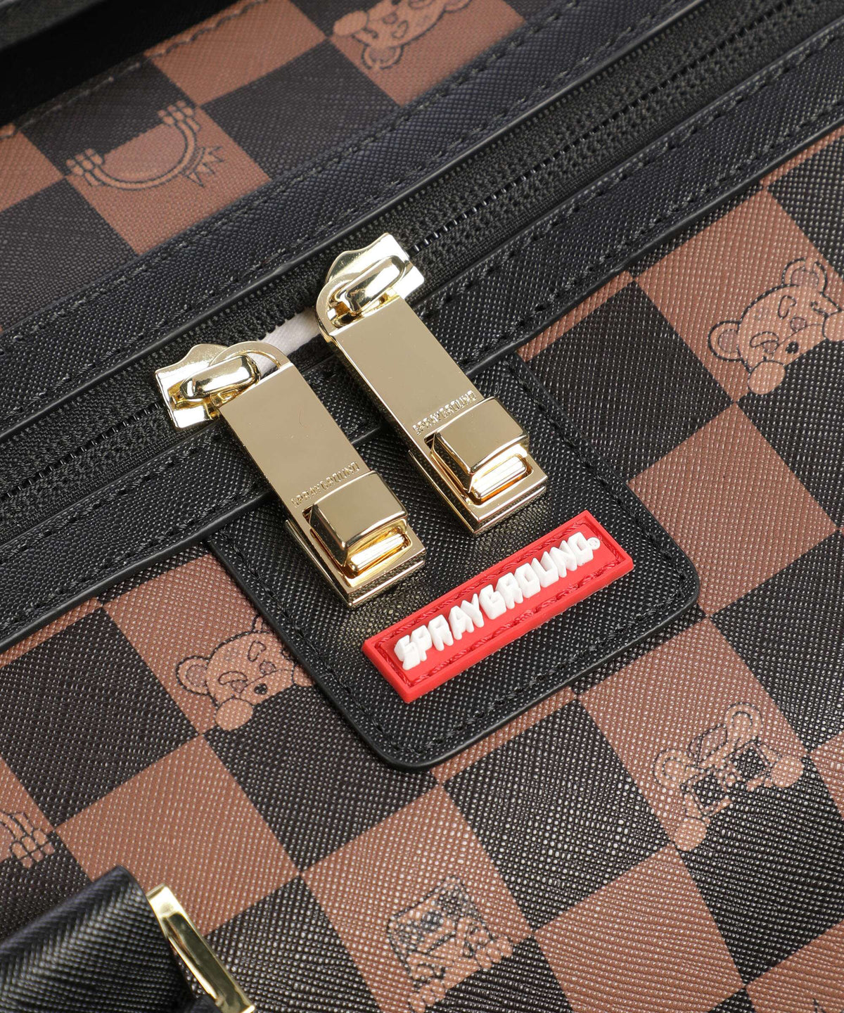 Sprayground Peeking Character Check Weekend bag multicolour