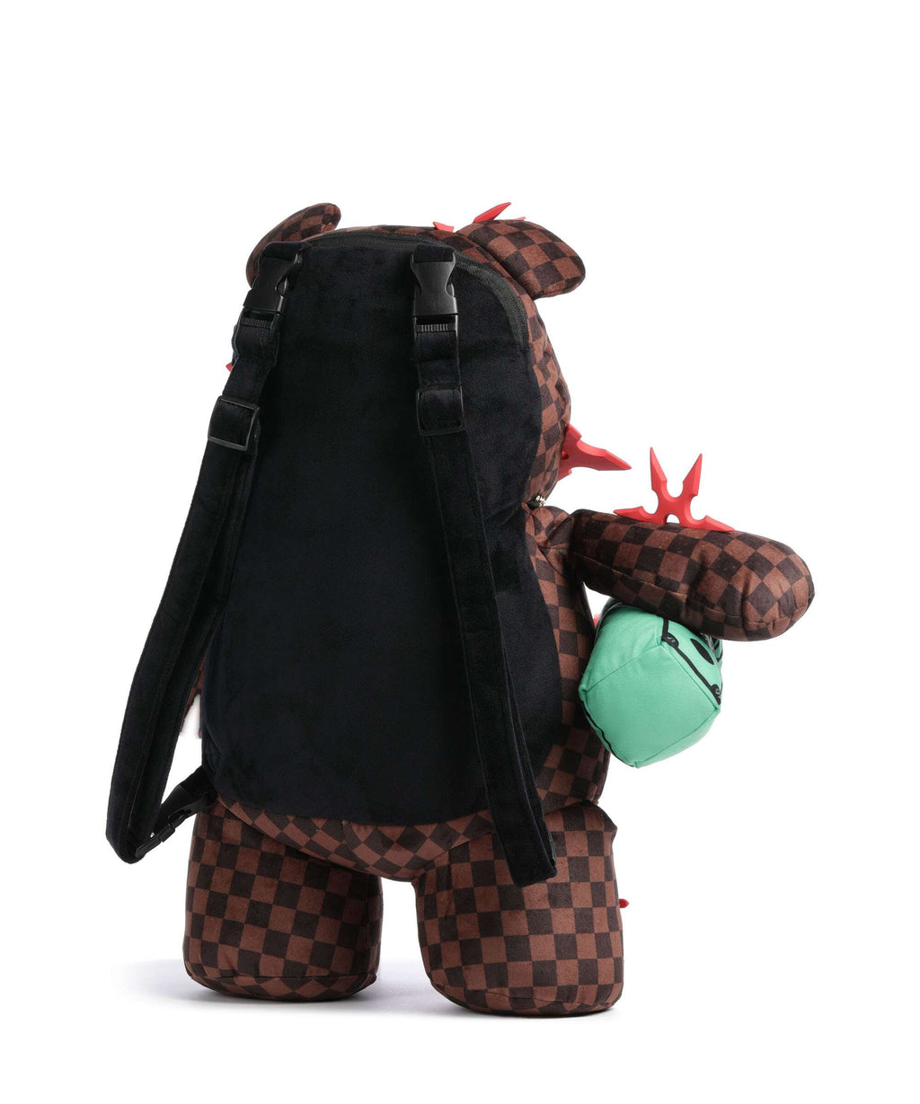 Sprayground Ninja Star Bear Backpack brown
