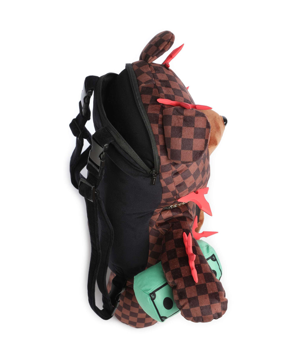 Sprayground Ninja Star Bear Backpack brown
