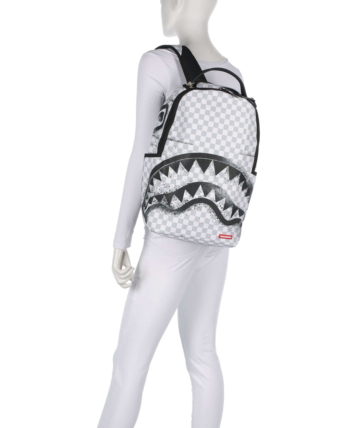 Sprayground Red Stencil Shark Backpack multicolour