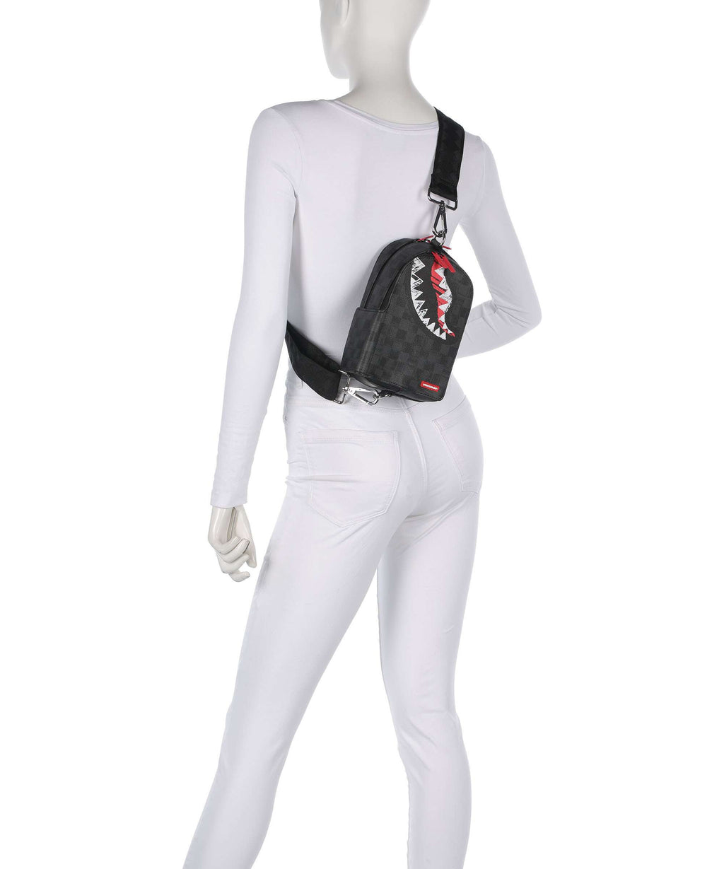 Sprayground Scribble Shark Sling bag multicolour