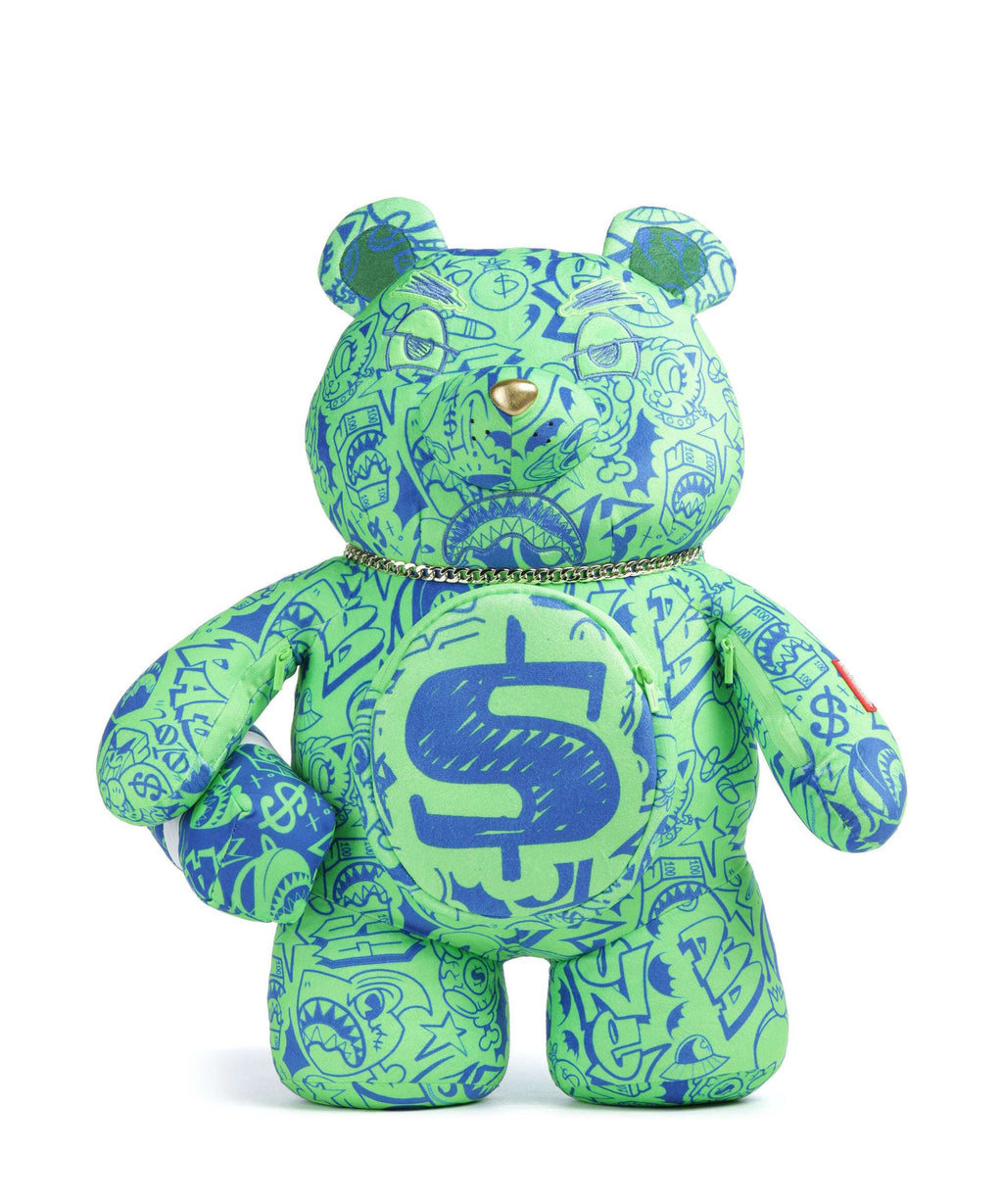 Sprayground Tatted Up No Face Moneybear Backpack multicolour