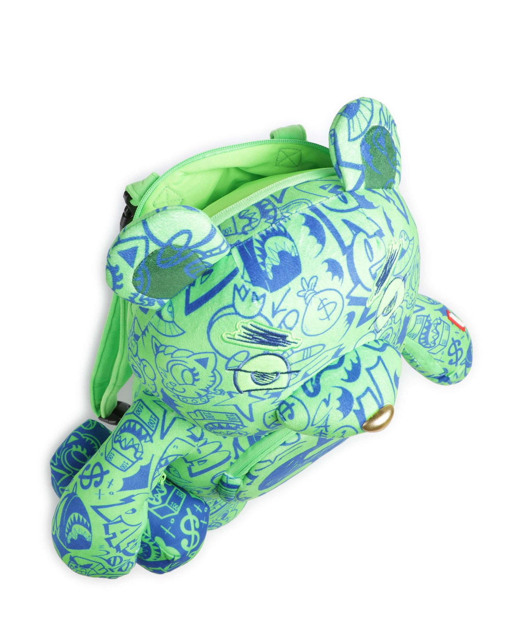 Sprayground Tatted Up No Face Moneybear Backpack multicolour