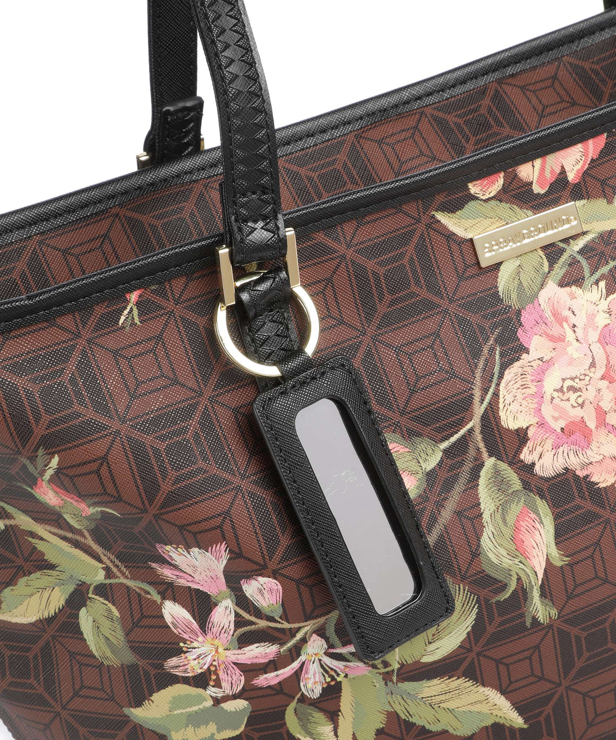Sprayground AI Henny Floral Tote bag brown