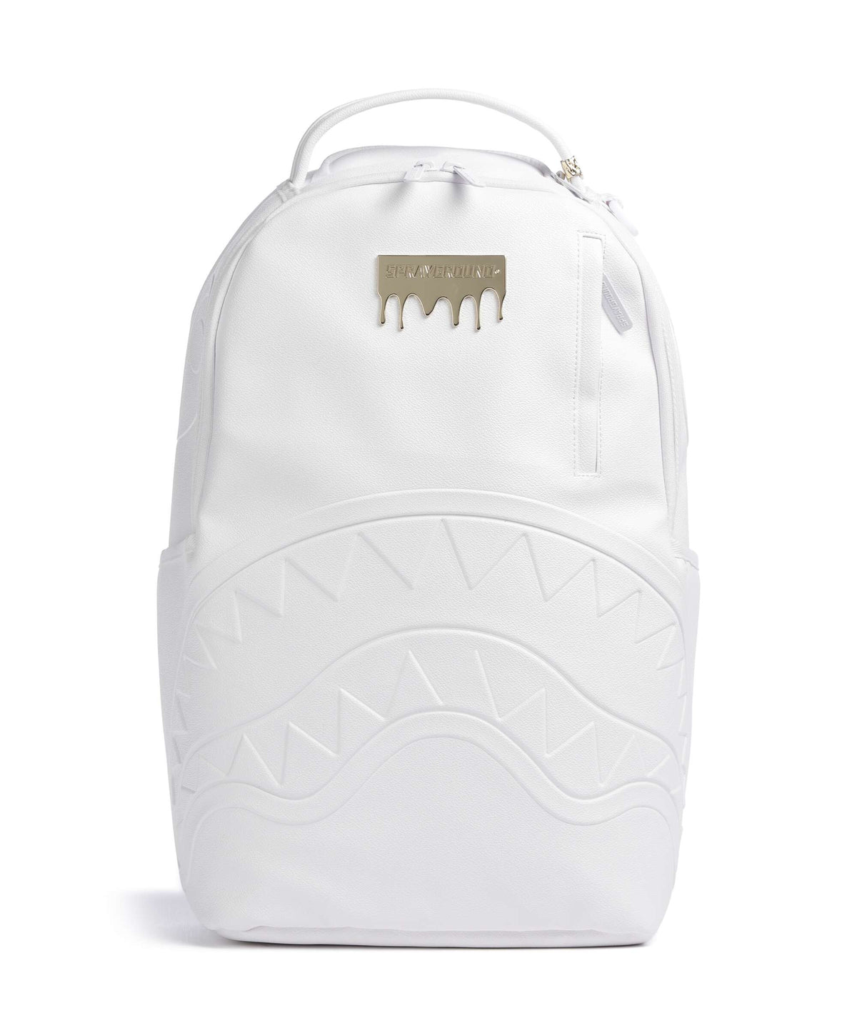 Sprayground Gold Brick Luxe White Backpack white