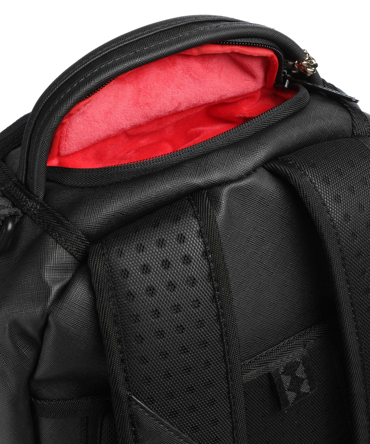 Sprayground Shark Central Black Embroidered Shark Backpack black