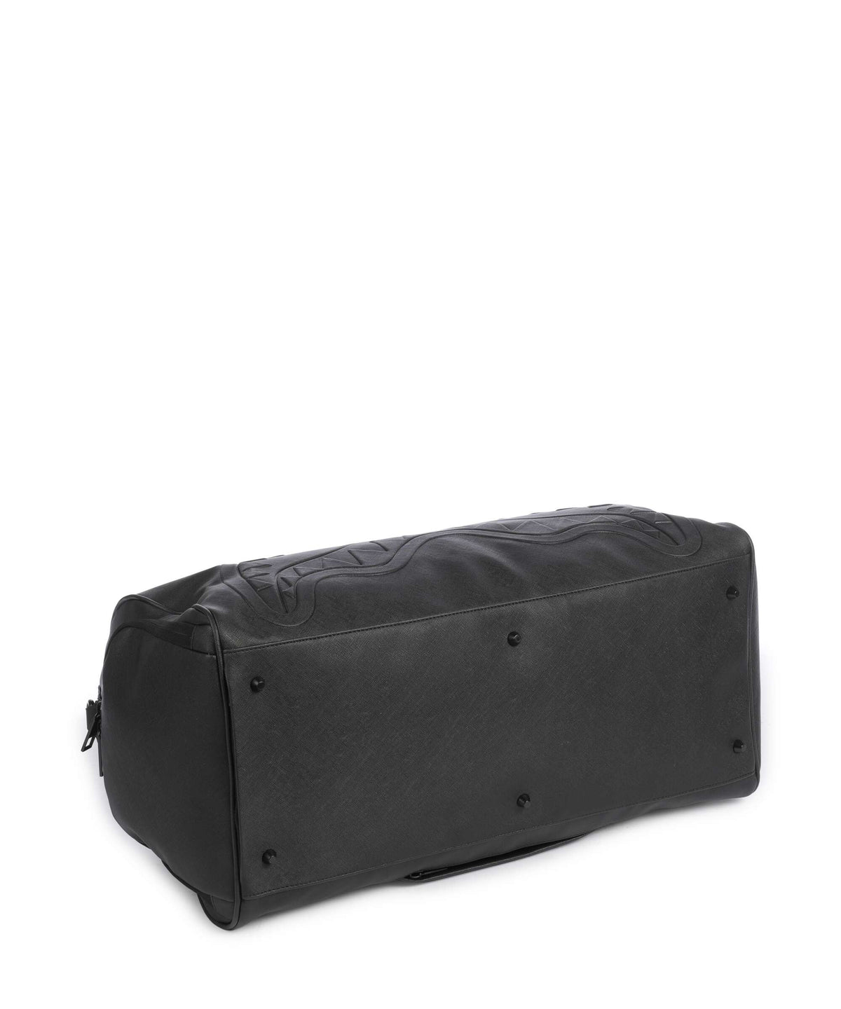 Sprayground Blacked Out Embossed Gold Tooth Weekend bag black