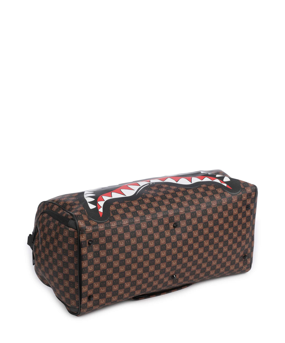 Sprayground Sharks In Paris Wtf Bubble Brown Check Weekend bag brown
