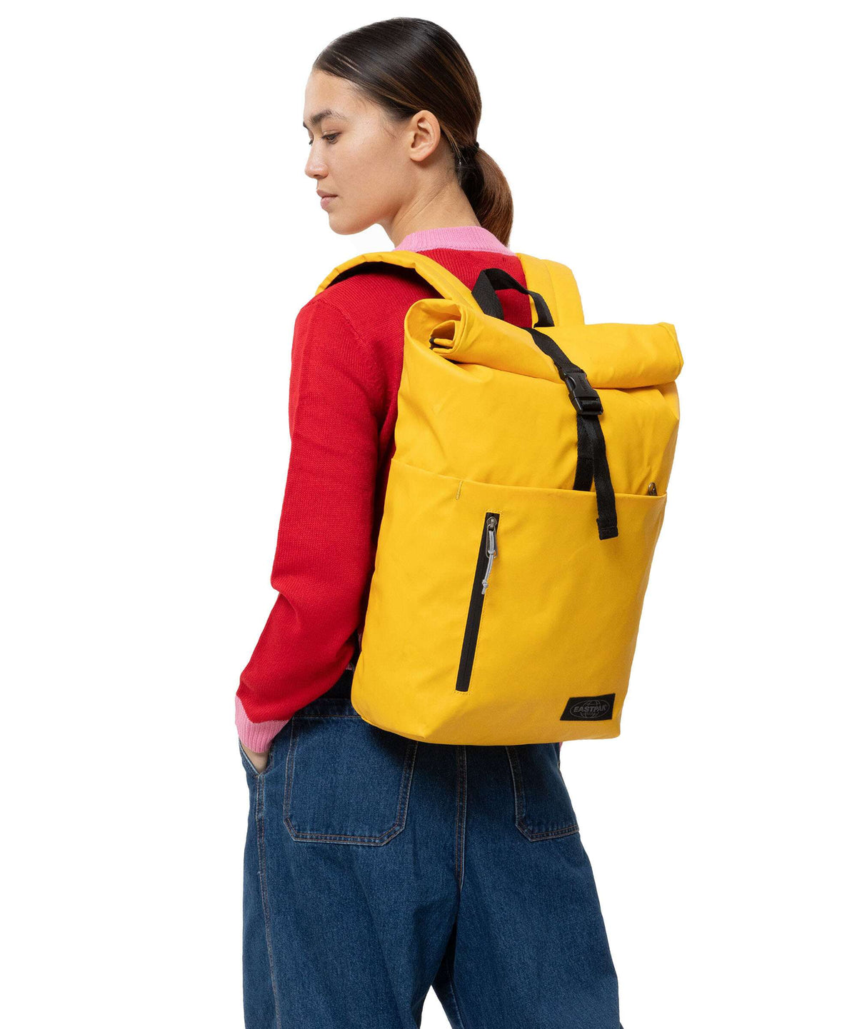 Eastpak Tarp Up Roll Rolltop backpack tarp yolk