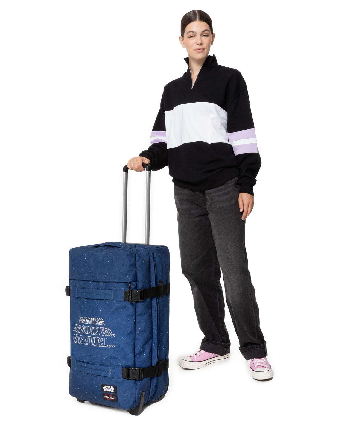Eastpak Star Wars Transit'r M Travel bag with wheels stars navy