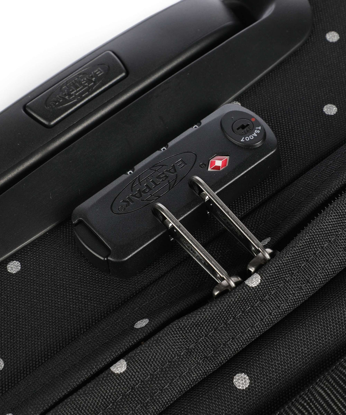 Eastpak Tranverz S Travel bag with wheels dots black/silver