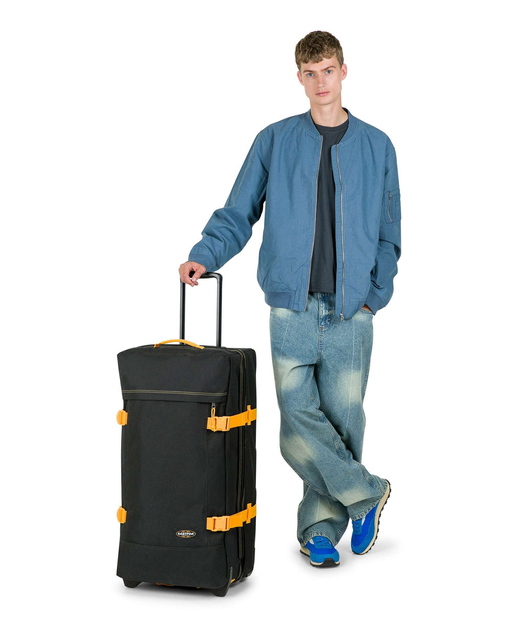 Eastpak Tranverz L Travel bag with wheels kontrast mango