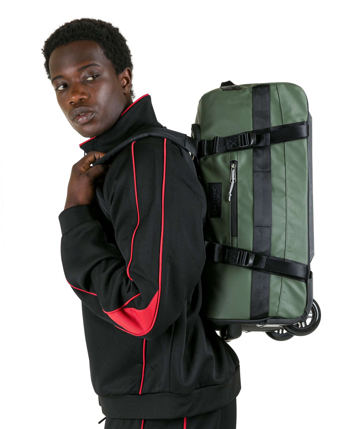 Eastpak Duffel Pack S Travel bag with wheels tarp forest