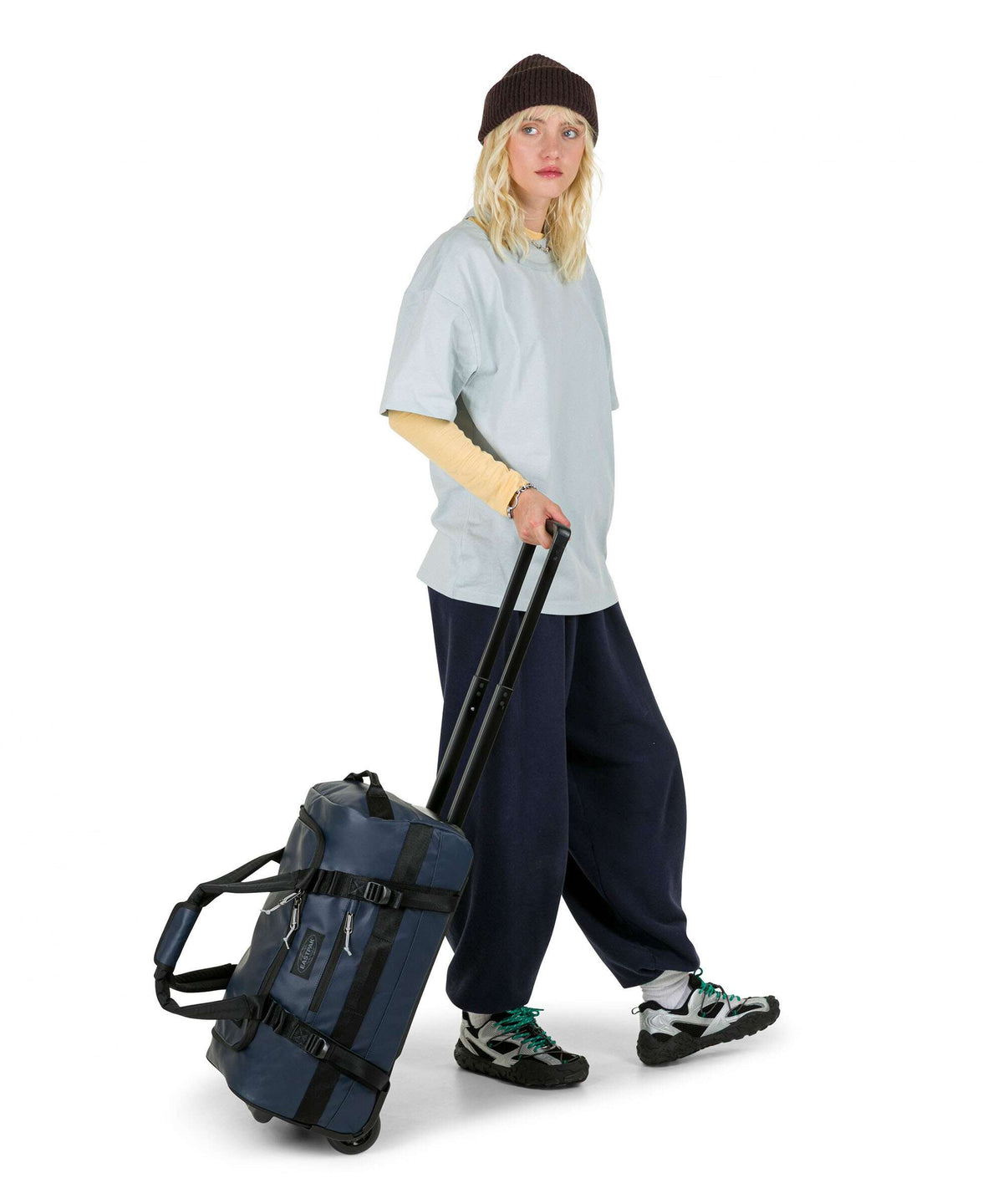 Eastpak Duffel Pack S Travel bag with wheels tarp navy