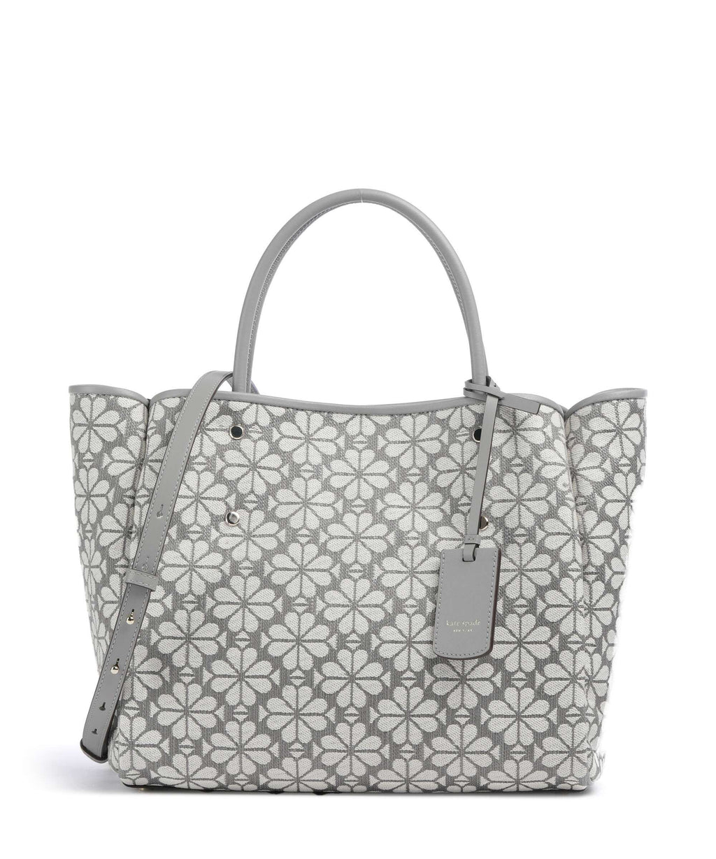 Kate Spade New York Spade Flower Jacquard Handbag grey/multicolour