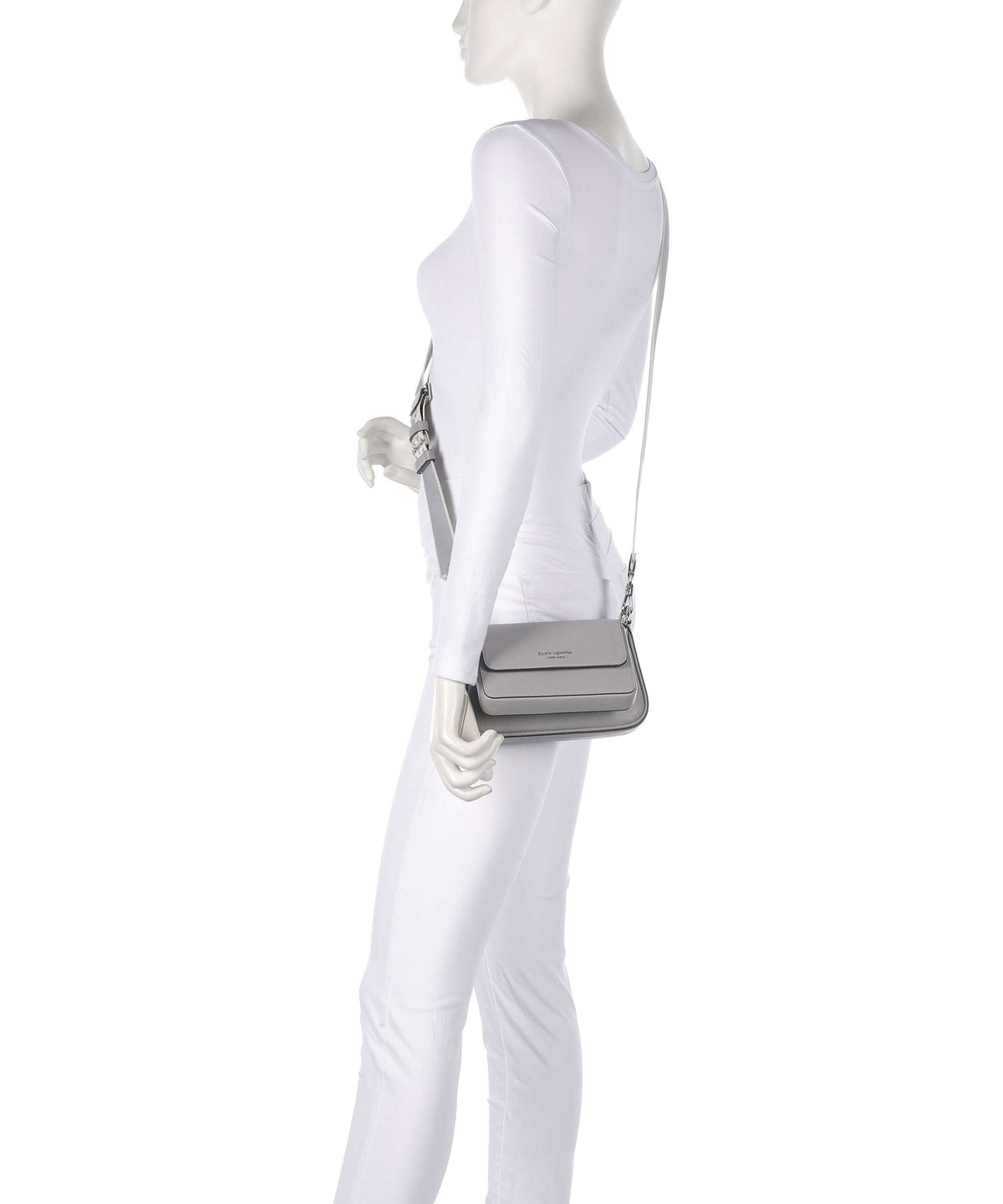Kate Spade New York Double Up Crossbody bag nimbus grey