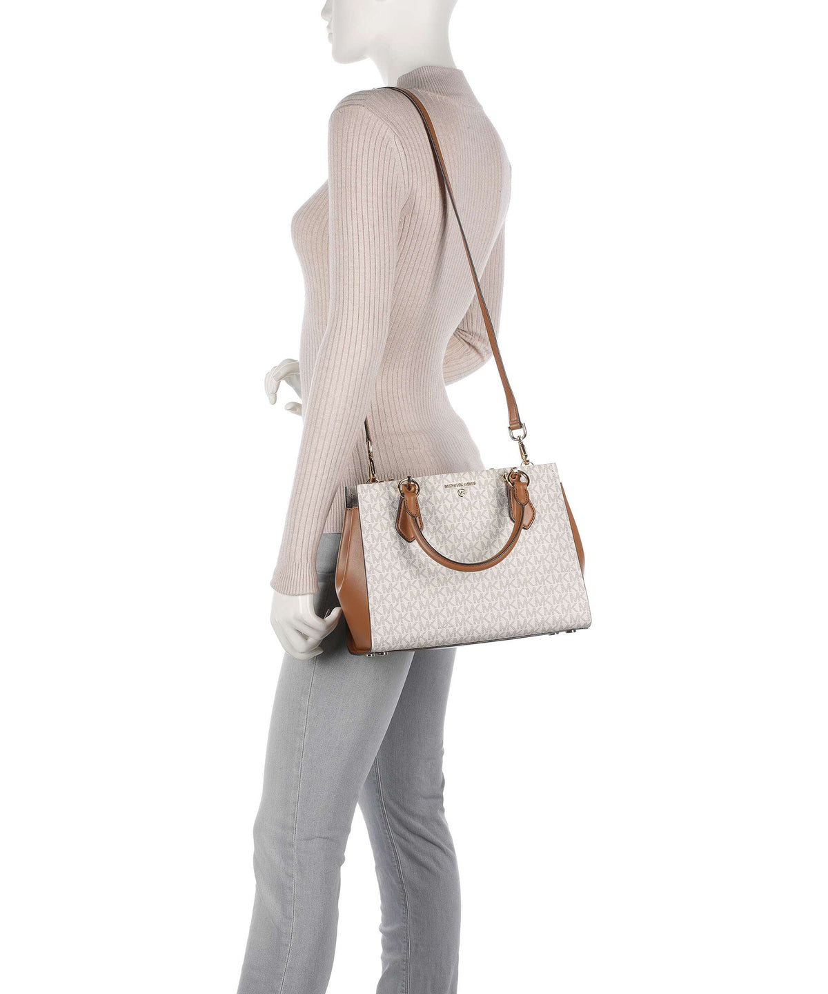 Michael Kors Marilyn Handbag vanilla/acorn