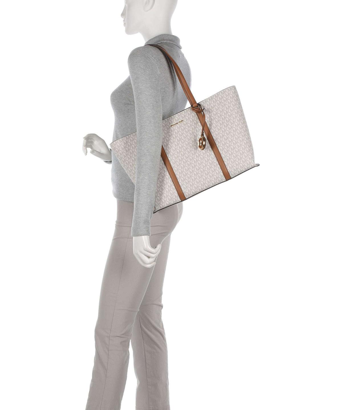 Michael Kors Temple Tote bag vanilla/acorn