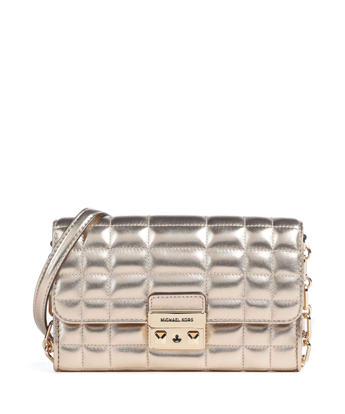 Michael Kors Tribeca Crossbody bag pale gold