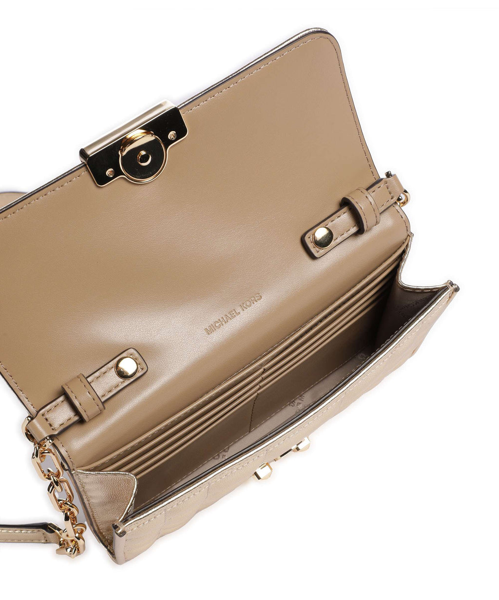 Michael Kors Tribeca Crossbody bag pale gold