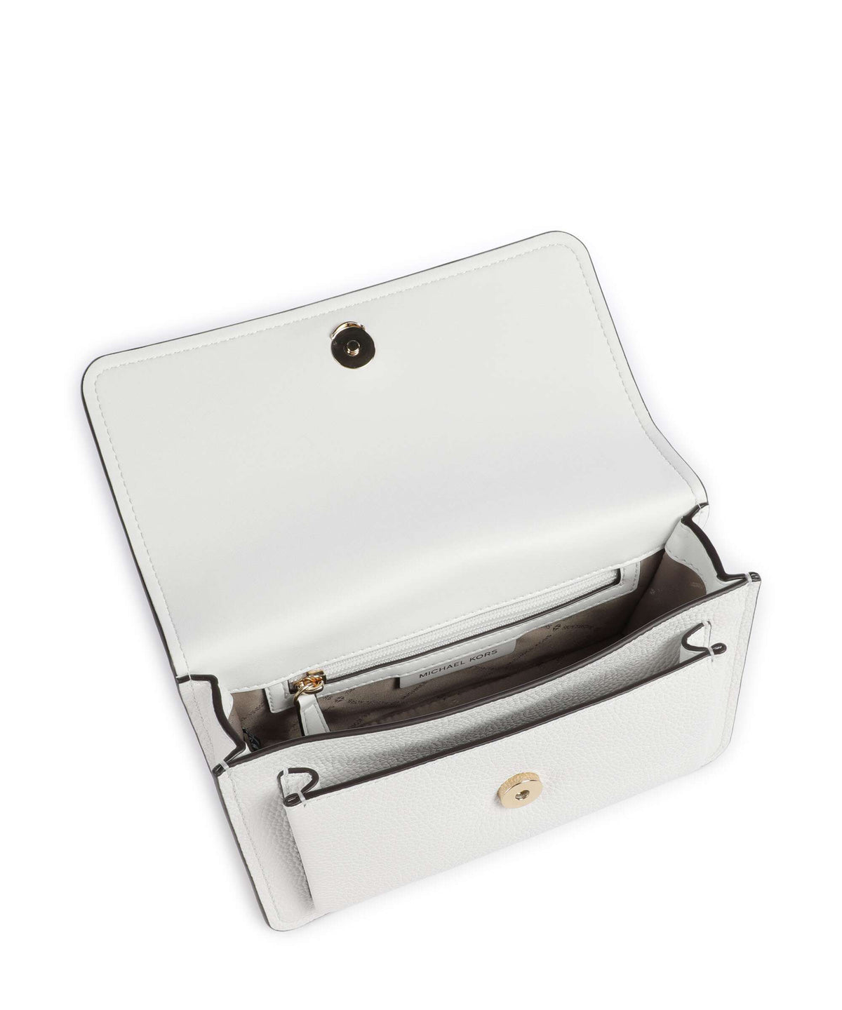 Michael Kors Claire Large Shoulder bag optic white