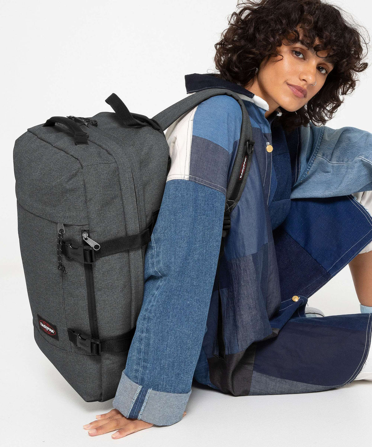 Eastpak Travelpack Travel backpack black denim