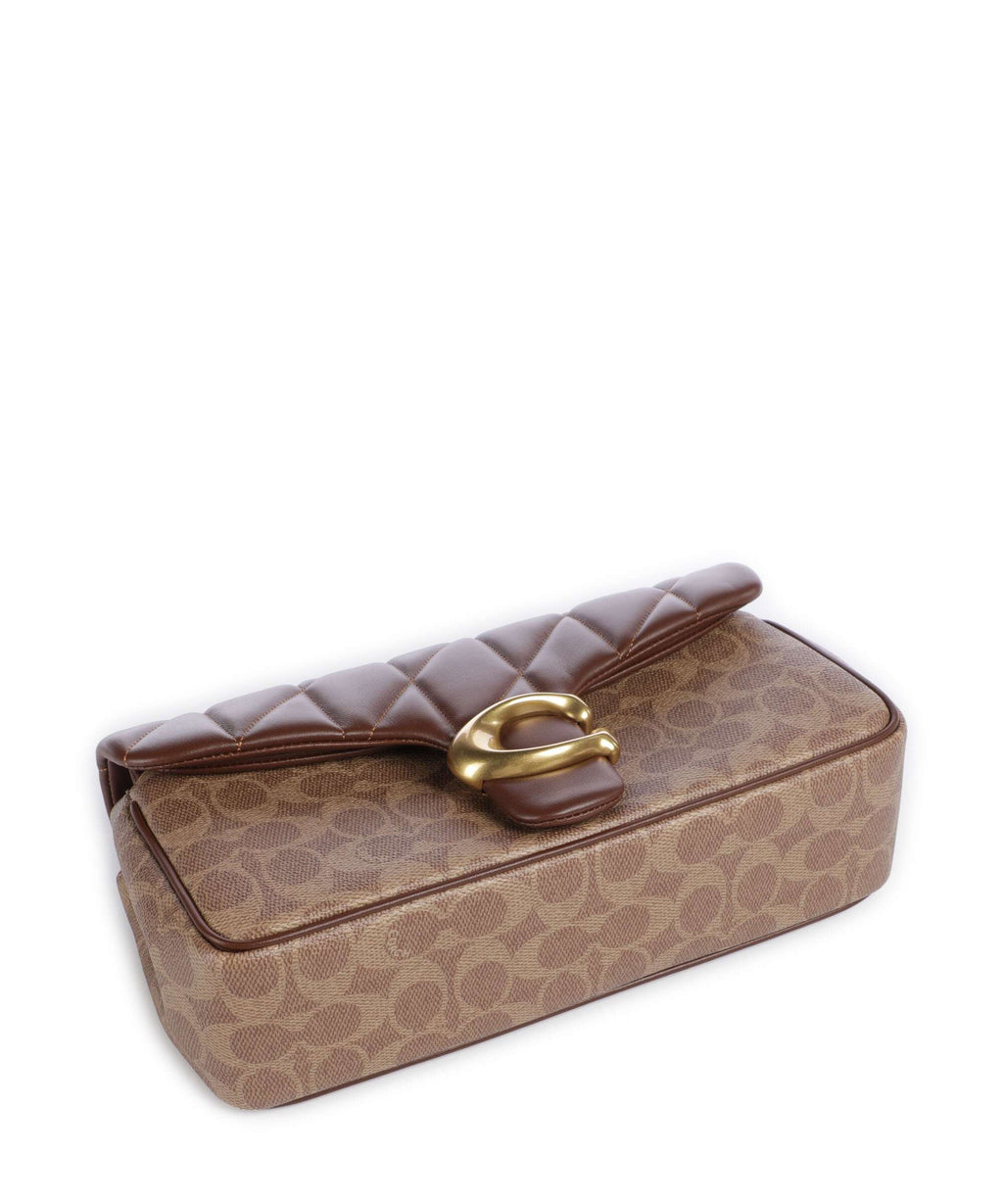 Coach Tabby Signature 26 Shoulder bag tan brown