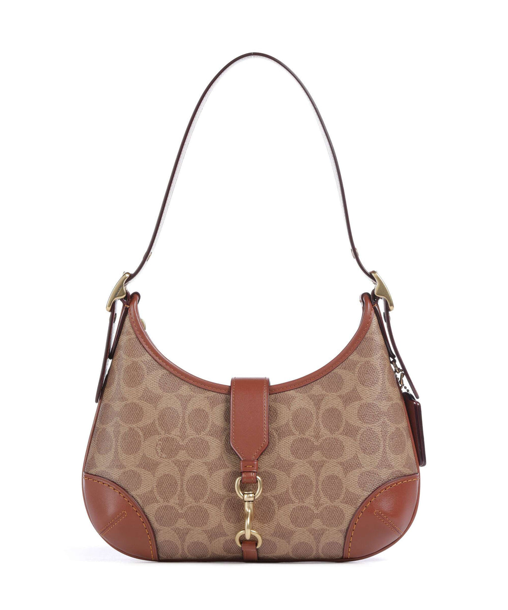 Coach Hamptons Signature Shoulder bag tan caramel